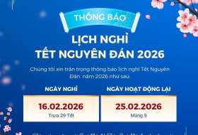 Lịch Nghỉ Tết Nguyên Đán 2026  